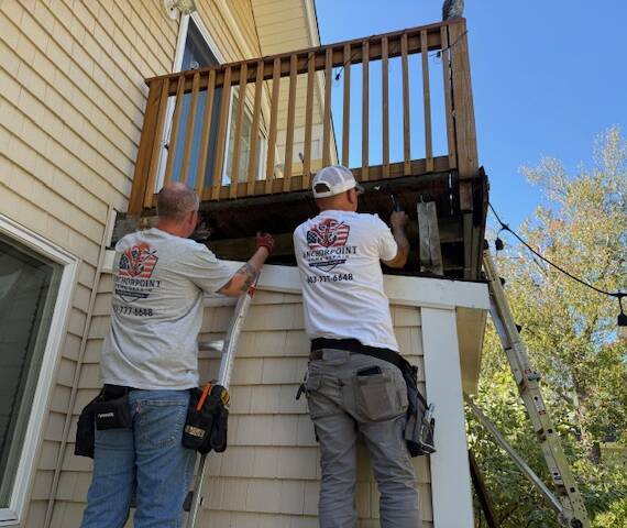 Repairing Rot on Porch
