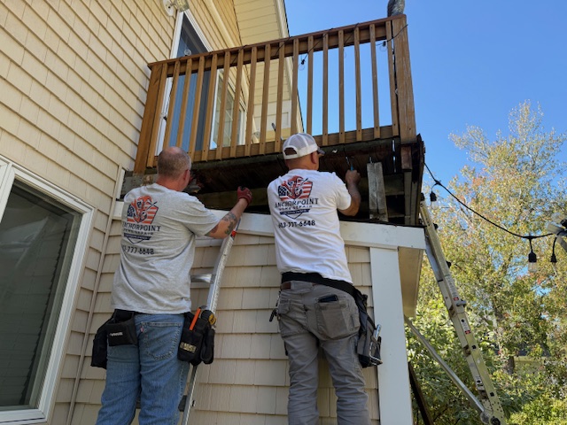 Repairing Rot on Porch