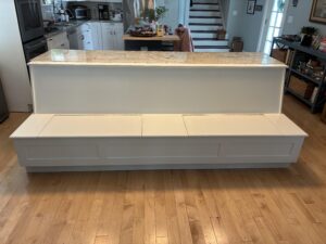 Custom Kitchen Bench Seating Installation in Rye
