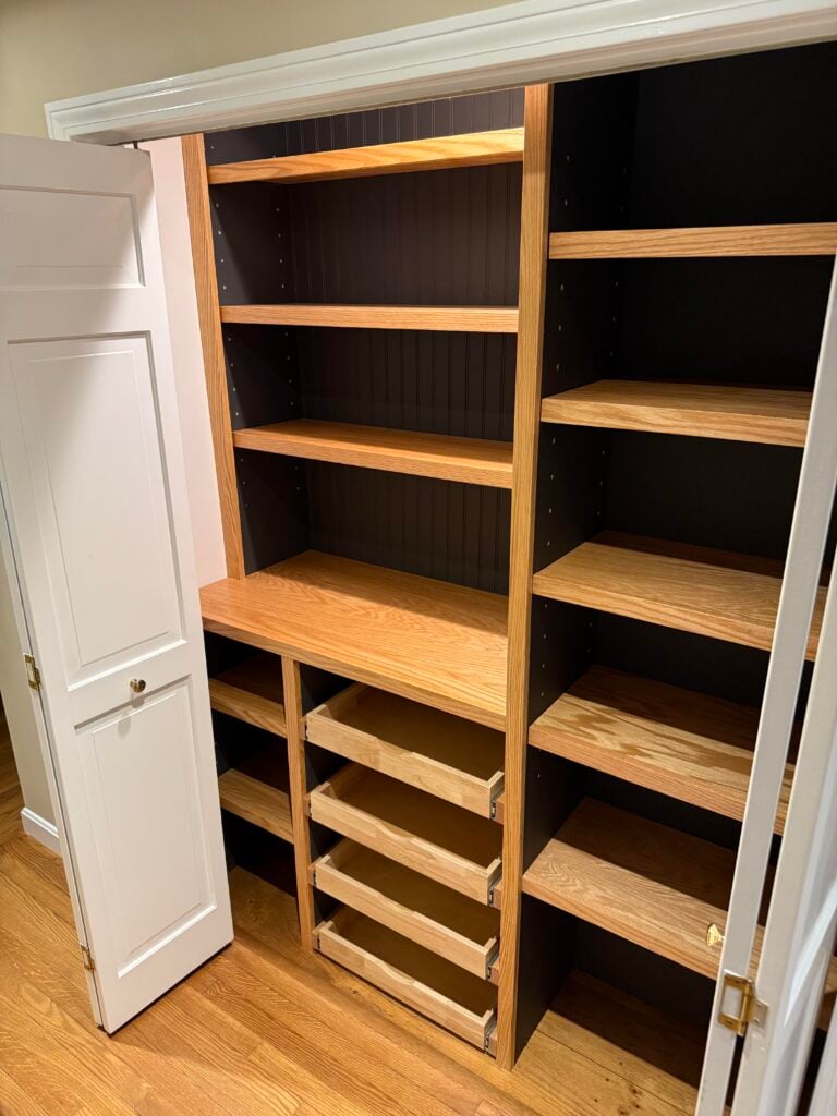 Custom Pantry Shelving Installation in Hampton