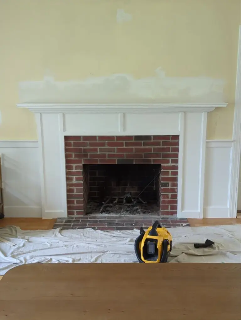 Fireplace Mantel Modification in Stratham