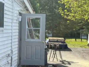 Custom Door Replacement with Ventilation in North Hampton