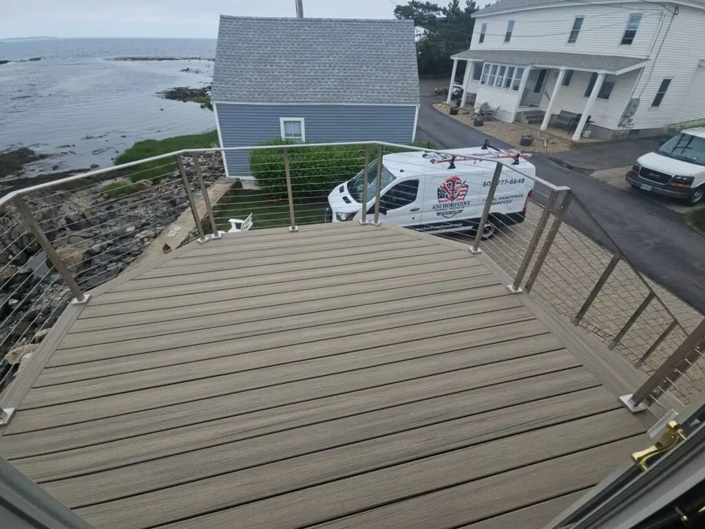 Elevated Deck and Staircase Installation in Rye — deck replacement