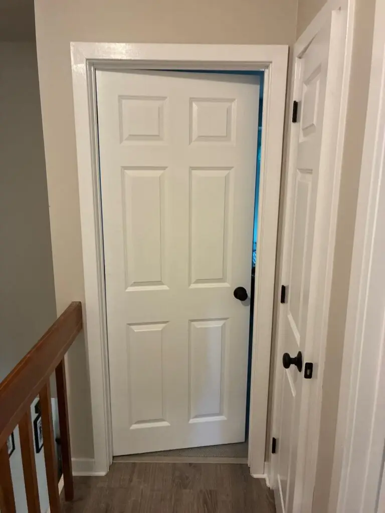 Interior Door Replacement and Painting in Hampton — door hardware