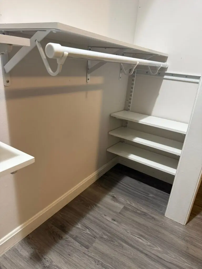 Closet Shelving Installation in Hampton — adjustable shelving